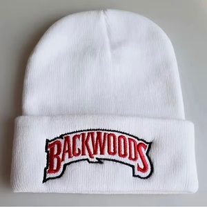 White Backwoods beanie